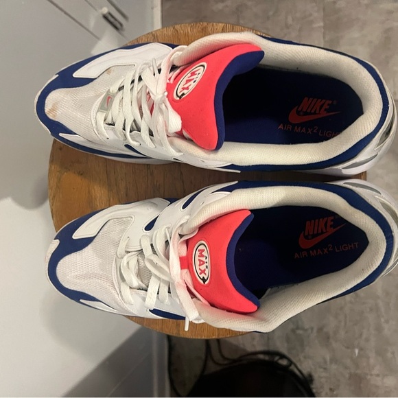 Nike Athletic Shoes - White, Blue, Pink - Picture 10 of 14